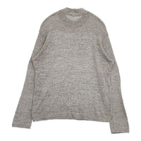 45R/45rpm 杢もく超ガーゼのモックネックTシャツ 定価28600円 セーター ニット グレー レディース フォーティーファイブアールピーエム【中古】5-1006M∞
