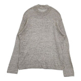 45R/45rpm 杢もく超ガーゼのモックネックTシャツ 定価28600円 セーター ニット グレー レディース フォーティーファイブアールピーエム【中古】5-1006M∞