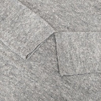 45R/45rpm 杢もく超ガーゼのモックネックTシャツ 定価28600円 セーター ニット グレー レディース フォーティーファイブアールピーエム【中古】5-1006M∞