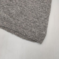 45R/45rpm 杢もく超ガーゼのモックネックTシャツ 定価28600円 セーター ニット グレー レディース フォーティーファイブアールピーエム【中古】5-1006M∞