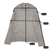 45R/45rpm 杢もく超ガーゼのモックネックTシャツ 定価28600円 セーター ニット グレー レディース フォーティーファイブアールピーエム【中古】5-1006M∞