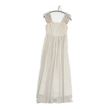Diagram GRACE CONTINENTAL ドットジャガードワンピース 24AW アイボリー レディース ダイアグラム グレースコンチネンタル【中古】5-0704S♪