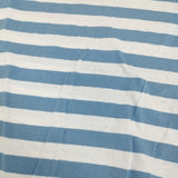 n100 nc-1071 ボーダー サイズ34 半袖Ｔシャツ カットソー ライトブルー ホワイト レディース エヌワンハンドレッド【中古】5-0704S♪