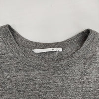 n100 nc-9105 サイズ34 半袖Ｔシャツ カットソー グレー レディース エヌワンハンドレッド【中古】5-0704S♪