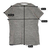 n100 nc-9105 サイズ34 半袖Ｔシャツ カットソー グレー レディース エヌワンハンドレッド【中古】5-0704S♪