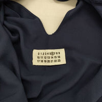 MARTIN MARGIELA 6 オリゾンティ時代 イタリア製 ノースリーブドレス バックスリット レーヨン ワンピース ネイビー レディース マルタンマルジェラ【中古】5-0804S∞