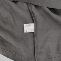 evam eva linen pullover 定価28600円 E251T241 サイズM 半袖 ブラウス シャツ 25SS グレー レディース エヴァムエヴァ【中古】5-0804S∞