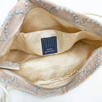 mina perhonen tambourine クッペバッグ coupe bag 定価15000円 ショルダーバッグ ピンク ベージュ レディース ミナペルホネン【中古】5-0809G◎