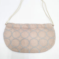 mina perhonen tambourine クッペバッグ coupe bag 定価15000円 ショルダーバッグ ピンク ベージュ レディース ミナペルホネン【中古】5-0809G◎