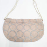 mina perhonen tambourine クッペバッグ coupe bag 定価15000円 ショルダーバッグ ピンク ベージュ レディース ミナペルホネン【中古】5-0809G◎