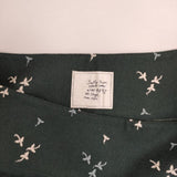 Sally Scott ウール 刺繍 総柄 スカート グリーン レディース サリースコット【中古】5-1030T∞