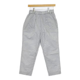 style+confort 601-44723 総柄 イージーパンツ コットン 日本製 パンツ ホワイト ネイビー レディース スティールエコンフォール【中古】5-0822M△