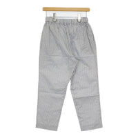 style+confort 601-44723 総柄 イージーパンツ コットン 日本製 パンツ ホワイト ネイビー レディース スティールエコンフォール【中古】5-0822M△