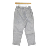 style+confort 601-44723 総柄 イージーパンツ コットン 日本製 パンツ ホワイト ネイビー レディース スティールエコンフォール【中古】5-0822M△