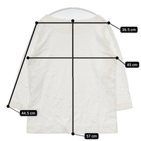 KINOTTO 251C-02 タンギス綿 7分袖 ボートネック Tシャツ サイズ3 日本製 カットソー オフホワイト レディース キノット【中古】5-0822M△