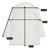 KINOTTO 251C-02 タンギス綿 7分袖 ボートネック Tシャツ サイズ3 日本製 カットソー オフホワイト レディース キノット【中古】5-0822M△