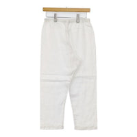 fog linen work リトアニア製 リネン イージー パンツ ホワイト レディース フォグリネンワーク【中古】5-0824M∞