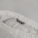 fog linen work リトアニア製 リネン イージー パンツ ホワイト レディース フォグリネンワーク【中古】5-0824M∞