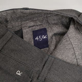 45R/45rpm トリコチンストレッチ馬比女 定価35200円 パンツ チャコールグレー レディース フォーティーファイブアールピーエム【中古】5-1030T∞