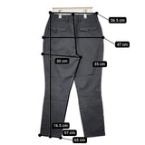 45R/45rpm トリコチンストレッチ馬比女 定価35200円 パンツ チャコールグレー レディース フォーティーファイブアールピーエム【中古】5-1030T∞