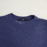 45R/45rpm 5078919 ギマニットギャザーTシャツ 定価20900円 コットン ニット ブルー レディース フォーティーファイブアールピーエム【中古】5-0822M△