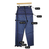 THE SHINZONE 19SMSPA68 キャロットデニム 32サイズ ジーンズ デニムパンツ ブルー レディース シンゾーン【中古】5-1006G∞