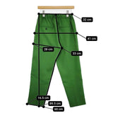 near.nippon ジャージー ポリエステルウール イージー パンツ グリーン レディース ニアーニッポン【中古】5-1006G∞