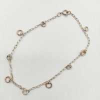 agete アンクレット ブレスレット シルバー レディース アガット【中古】5-0813G∞