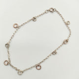 agete アンクレット ブレスレット シルバー レディース アガット【中古】5-0813G∞