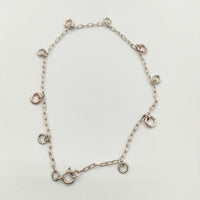 agete アンクレット ブレスレット シルバー レディース アガット【中古】5-0813G∞