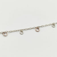 agete アンクレット ブレスレット シルバー レディース アガット【中古】5-0813G∞