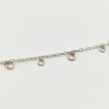 agete アンクレット ブレスレット シルバー レディース アガット【中古】5-0813G∞