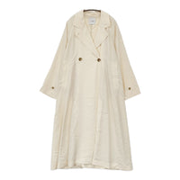 CLANE バックギャザードレストレンチコート 14101-0042 サイズ1 定価37400円 トレンチコート ベージュ レディース クラネ【中古】5-0628M♪