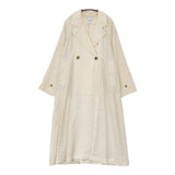CLANE バックギャザードレストレンチコート 14101-0042 サイズ1 定価37400円 トレンチコート ベージュ レディース クラネ【中古】5-0628M♪