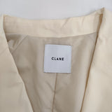 CLANE バックギャザードレストレンチコート 14101-0042 サイズ1 定価37400円 トレンチコート ベージュ レディース クラネ【中古】5-0628M♪
