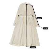 CLANE バックギャザードレストレンチコート 14101-0042 サイズ1 定価37400円 トレンチコート ベージュ レディース クラネ【中古】5-0628M♪
