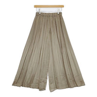 ROPE' Rope Eternel ロペ エターナル ロング プリーツ パンツ カーキ レディース ロペ【中古】5-1006M∞