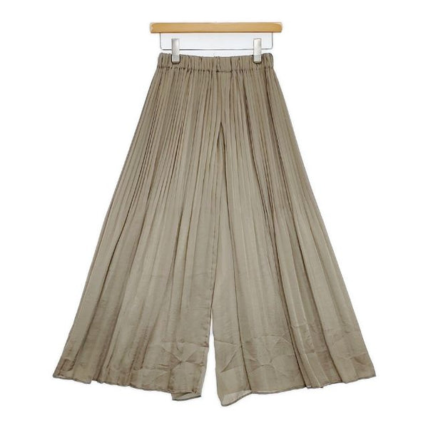 ROPE' Rope Eternel ロペ エターナル ロング プリーツ パンツ カーキ レディース ロペ【中古】5-1006M∞