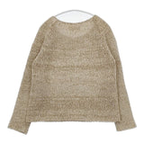 evam eva E123K048 シルクウールナイロン セーター ニット ベージュ レディース エヴァムエヴァ【中古】5-1129T∞