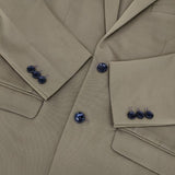 KNOTT ストレッチツイル 2B テーラードジャケット カーキ メンズ ノット【中古】5-1119M∞