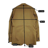 KNOTT ストレッチツイル 2B テーラードジャケット カーキ メンズ ノット【中古】5-1119M∞