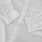 MARGARET HOWELL 578-9153006 サイズ1 日本製 コットン 長袖シャツ ホワイト レディース マーガレットハウエル【中古】5-1021M△