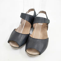 dansko Vera Burnished ヴェラ サイズ35 サンダル ブラック レディース ダンスコ【中古】5-0809S◎