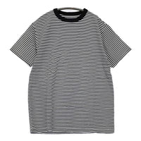 Shinzone PACK TEE 2枚セット 20SMSCU66 ボーダー＆無地 半袖Ｔシャツ カットソー ブラック ホワイト レディース シンゾーン【中古】5-0704S♪