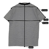 Shinzone PACK TEE 2枚セット 20SMSCU66 ボーダー＆無地 半袖Ｔシャツ カットソー ブラック ホワイト レディース シンゾーン【中古】5-0704S♪