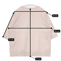 Dana Faneuil 22M-SU3 七分袖 Tシャツ コットン カットソー ピンク レディース ダナファヌル【中古】5-0822M△