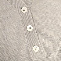 MARGARET HOWELL 578-3161003 コットンシルク ニットプルオーバーベスト COTTON SILK ベスト 23SS グレージュ レディース マーガレットハウエル【中古】5-0822M△