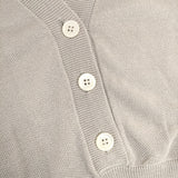 MARGARET HOWELL 578-3161003 コットンシルク ニットプルオーバーベスト COTTON SILK ベスト 23SS グレージュ レディース マーガレットハウエル【中古】5-0822M△