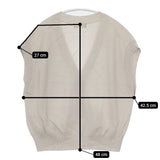MARGARET HOWELL 578-3161003 コットンシルク ニットプルオーバーベスト COTTON SILK ベスト 23SS グレージュ レディース マーガレットハウエル【中古】5-0822M△