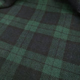 London Tradition イギリス製 フード付きロングコート ブラックウォッチ ダッフルコート ネイビー レディース ロンドントラディション【中古】5-1103A♪